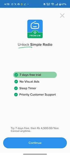Screenshot of Simple Radio Apk